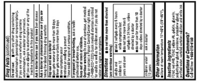 CVS APAP 500 mg 40ct back